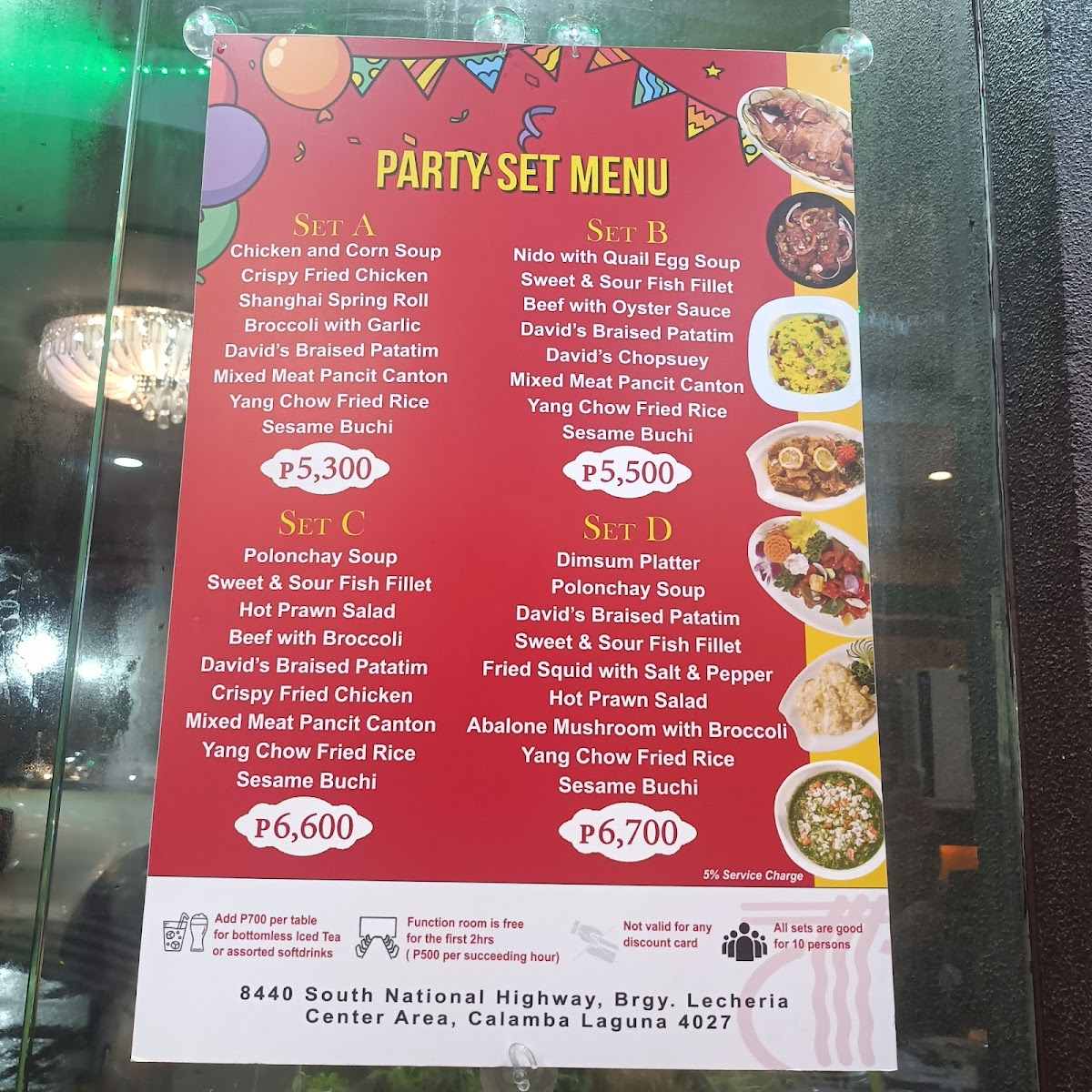 Davids Tea House - Hotpot Restaurant (Calamba, Laguna) Photo Menu 2