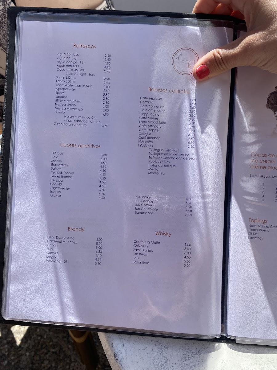 Restaurante Malgrat Playa Photo Menu 2