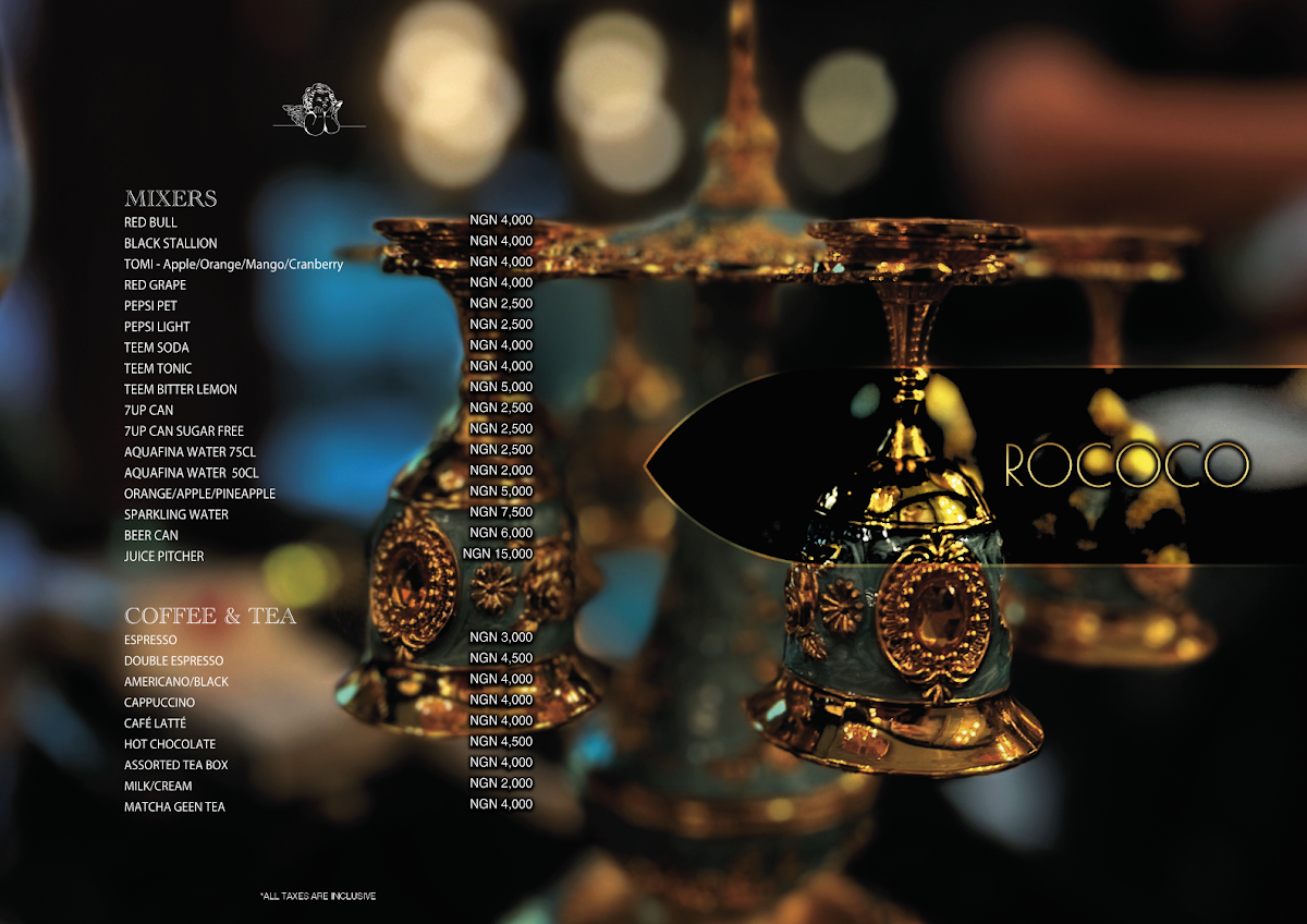Rococo Restaurant, Lounge & Music Hall Photo Menu 2