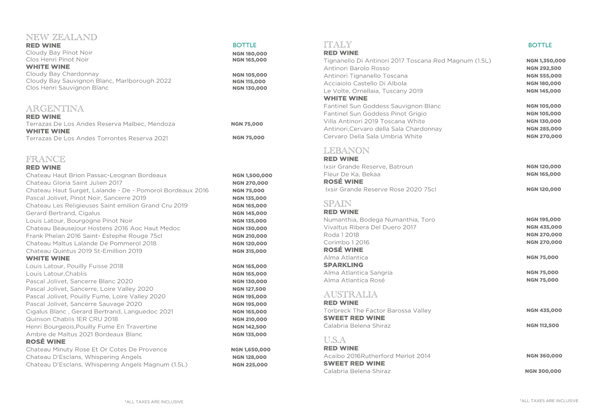 Rococo Restaurant, Lounge & Music Hall Photo Menu 5