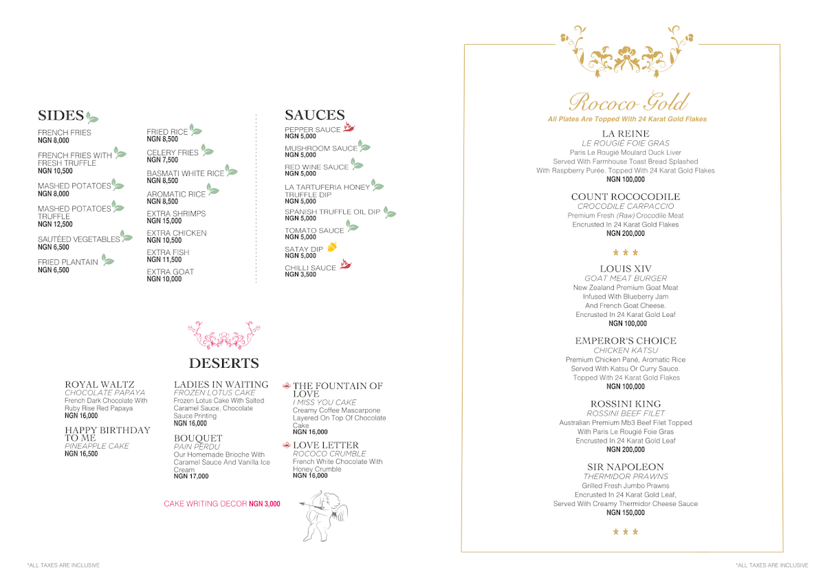 Rococo Restaurant, Lounge & Music Hall Photo Menu 7