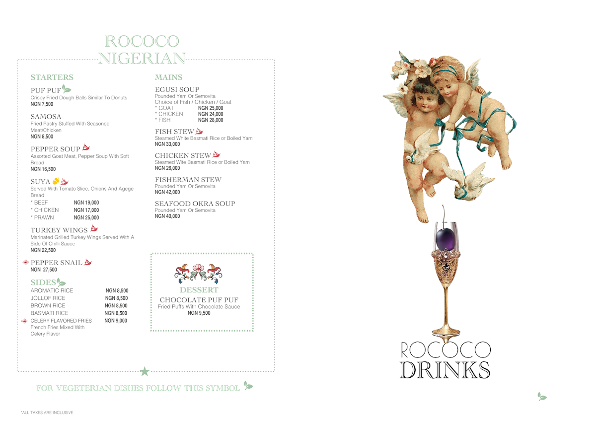 Rococo Restaurant, Lounge & Music Hall Photo Menu 9