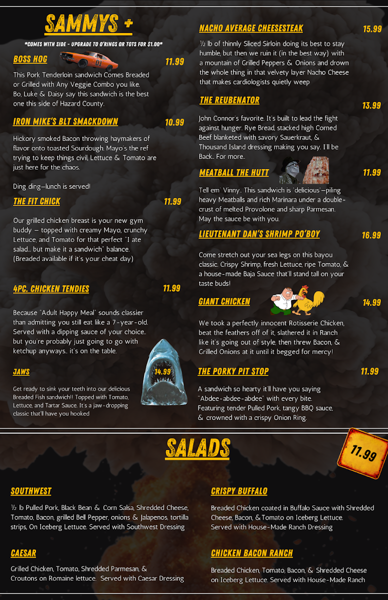 Messer's Bar & Grill Photo Menu 2