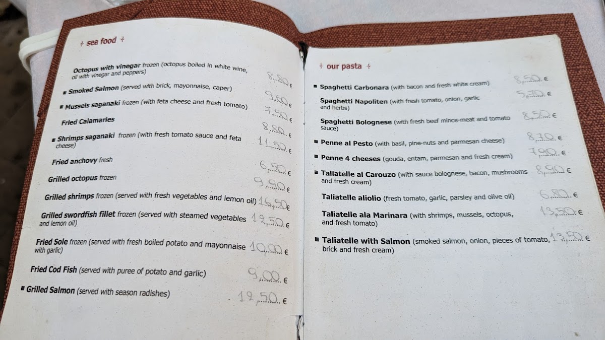 Oraia Penteli Photo Menu 9
