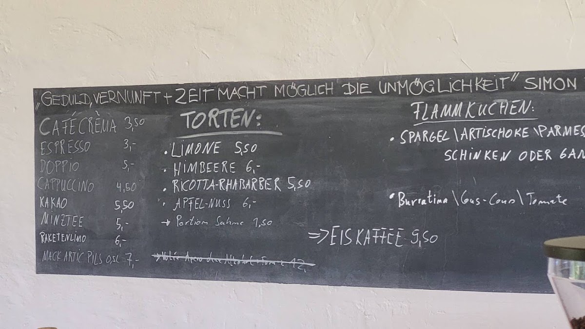 Café Biemel Photo Menu 1