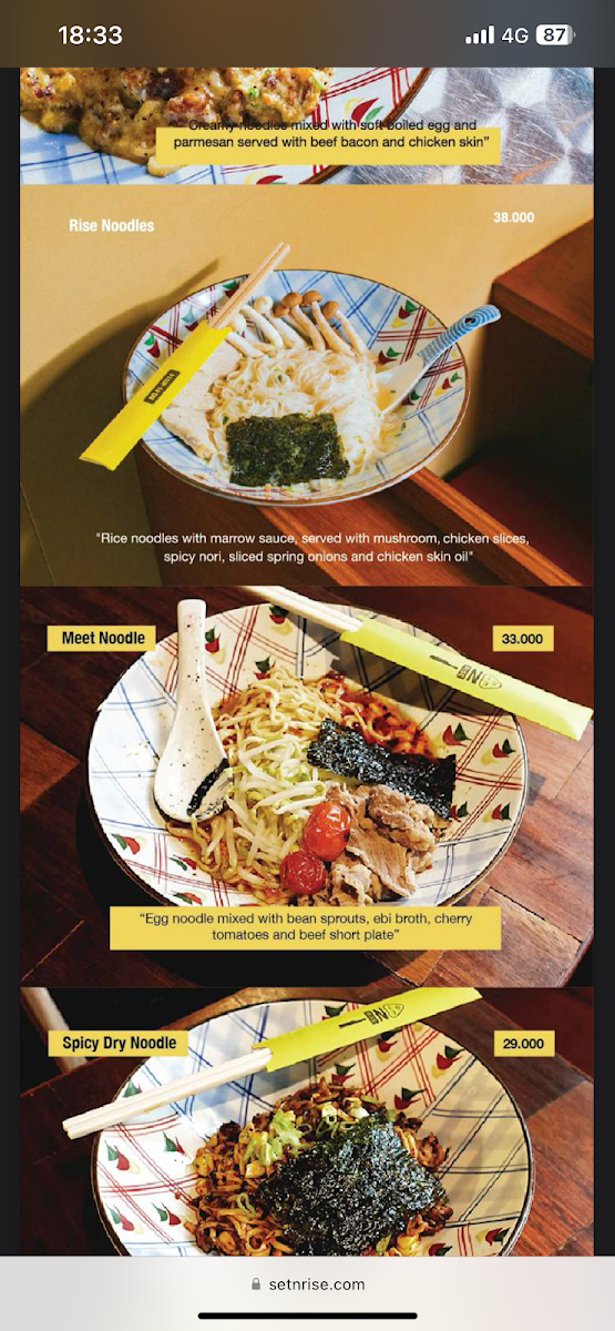 Set N Rise Photo Menu 6