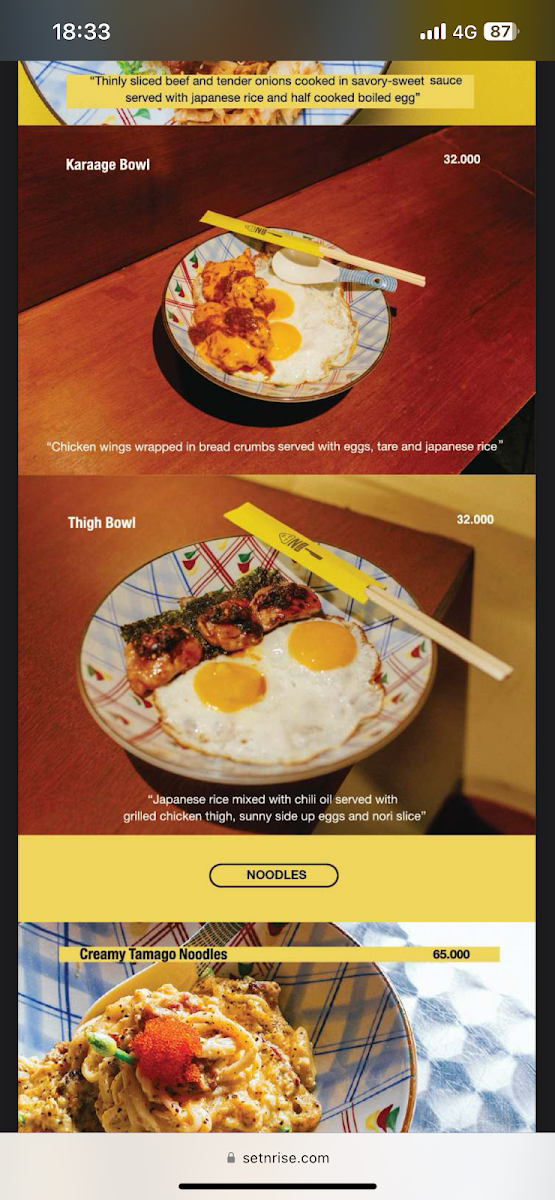 Set N Rise Photo Menu 7
