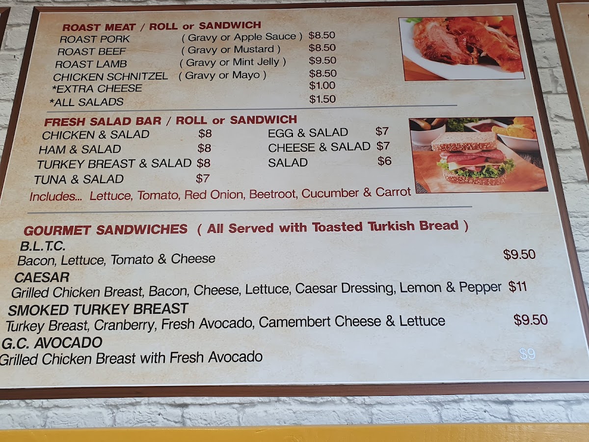 Crestwood Carvery and Cafe Photo Menu 10