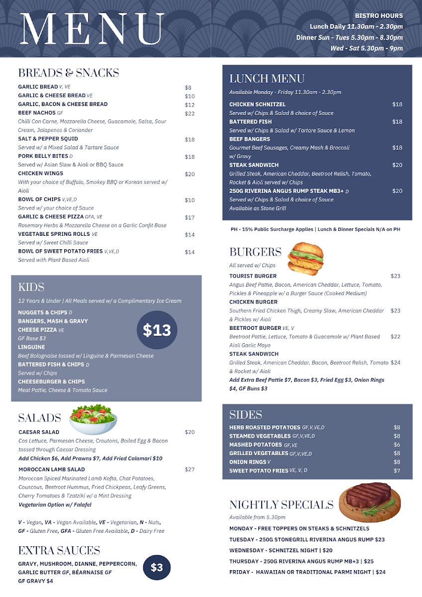 Tourist Hotel Photo Menu 3