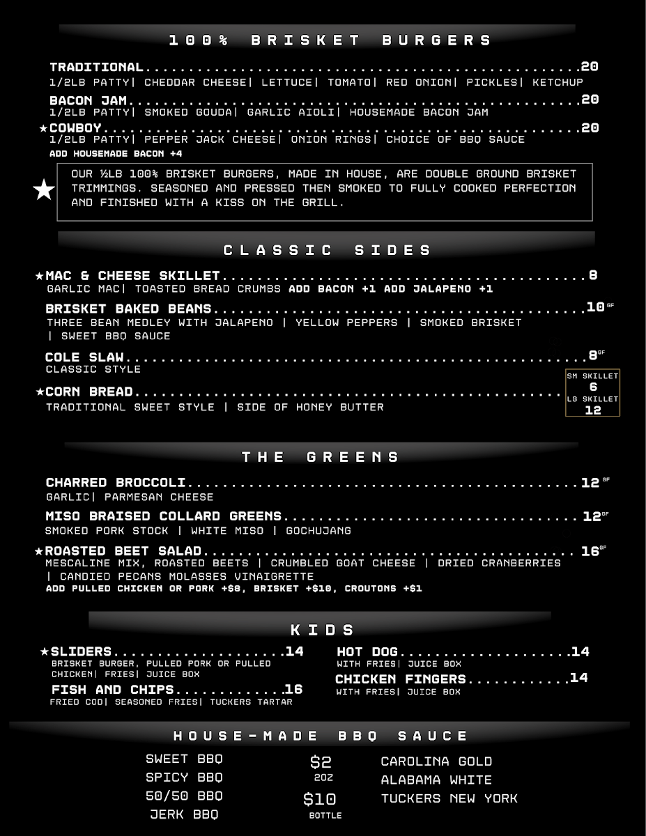 Tuckers Taproom & Smokehouse Photo Menu 4