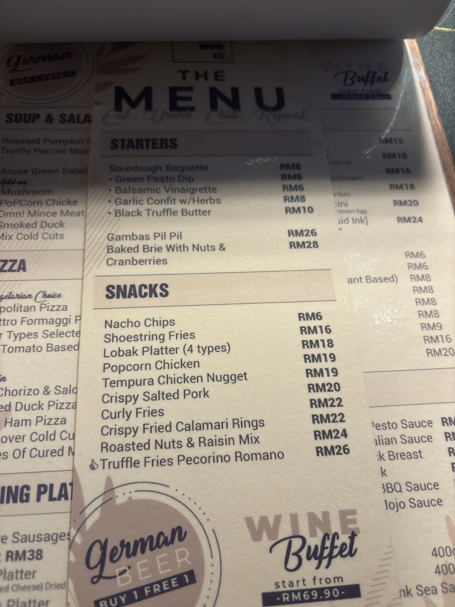 Gourmet & Wine Co. Photo Menu 10