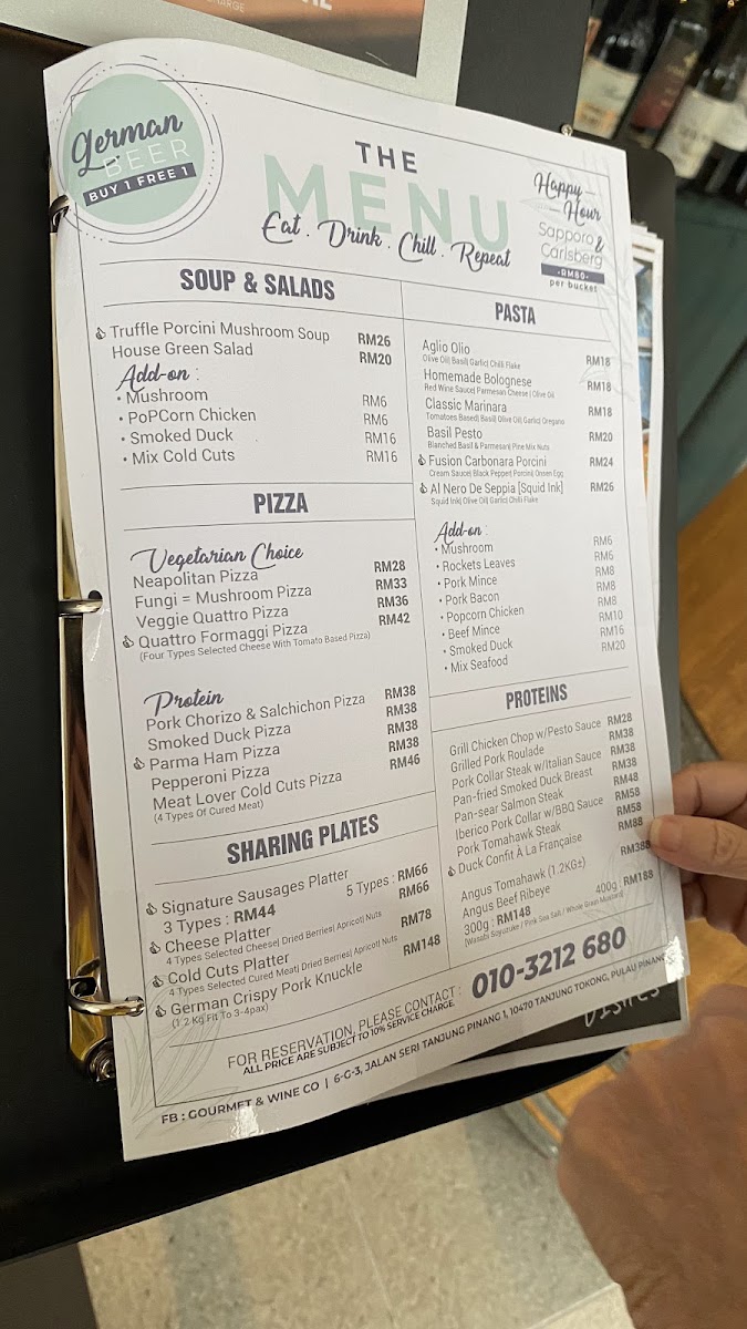 Gourmet & Wine Co. Photo Menu 2