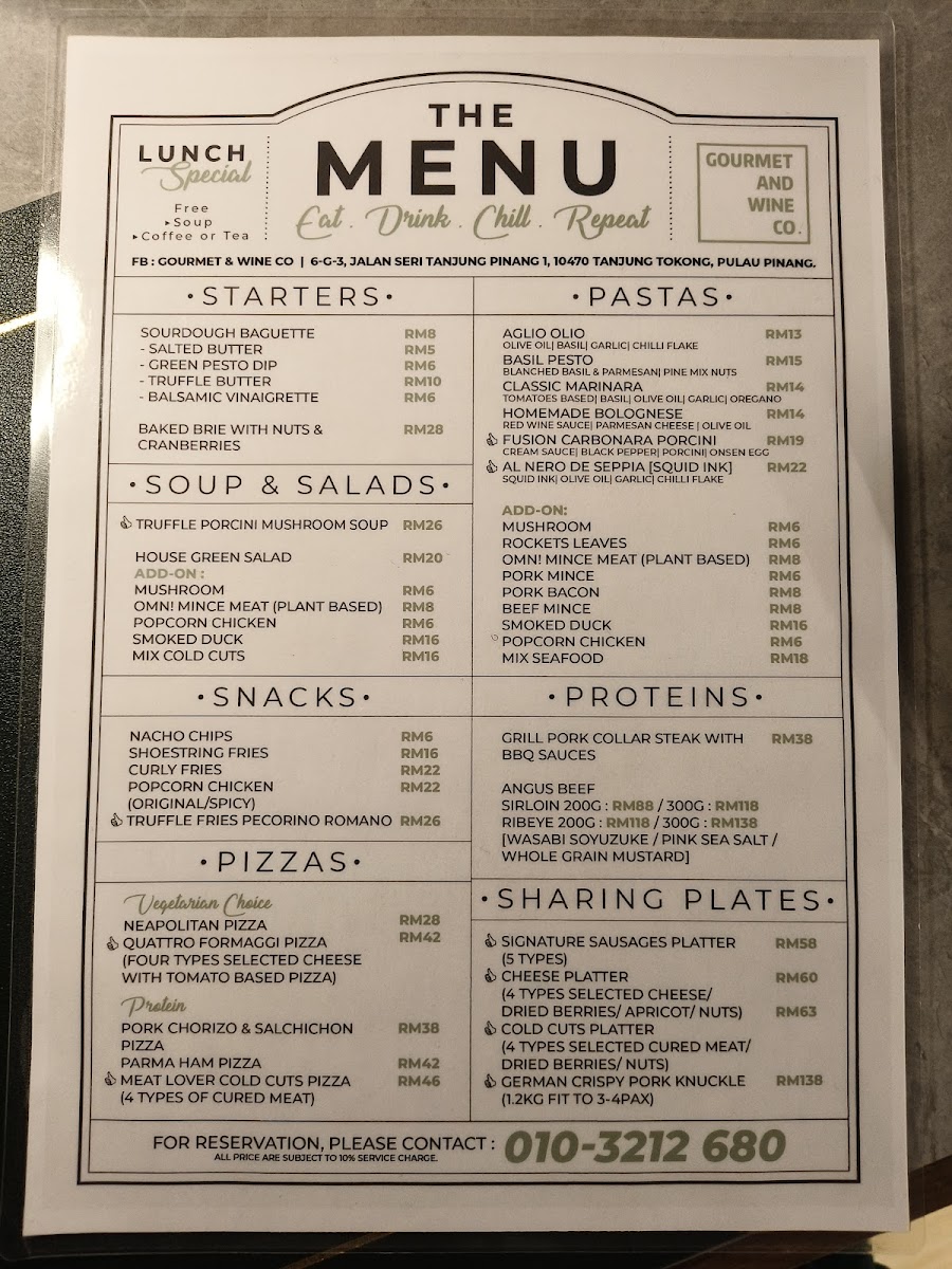 Gourmet & Wine Co. Photo Menu 6