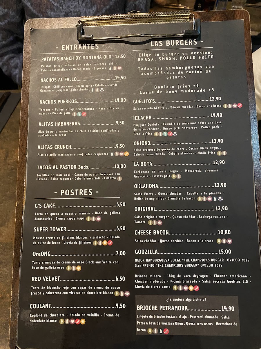 Güelito's Burger Photo Menu 1