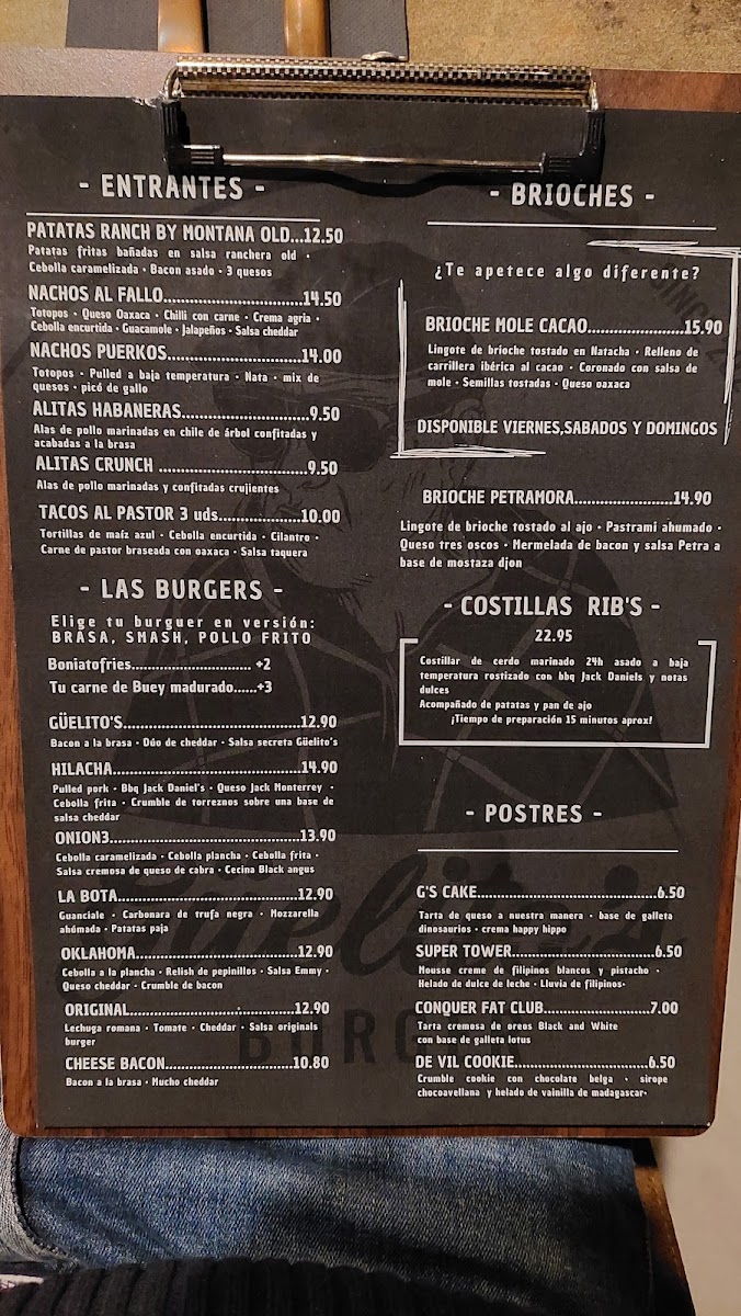 Güelito's Burger Photo Menu 3