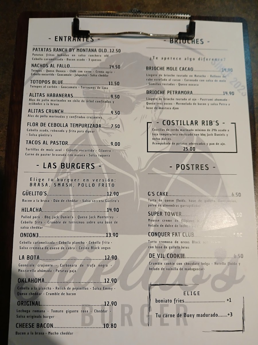 Güelito's Burger Photo Menu 6