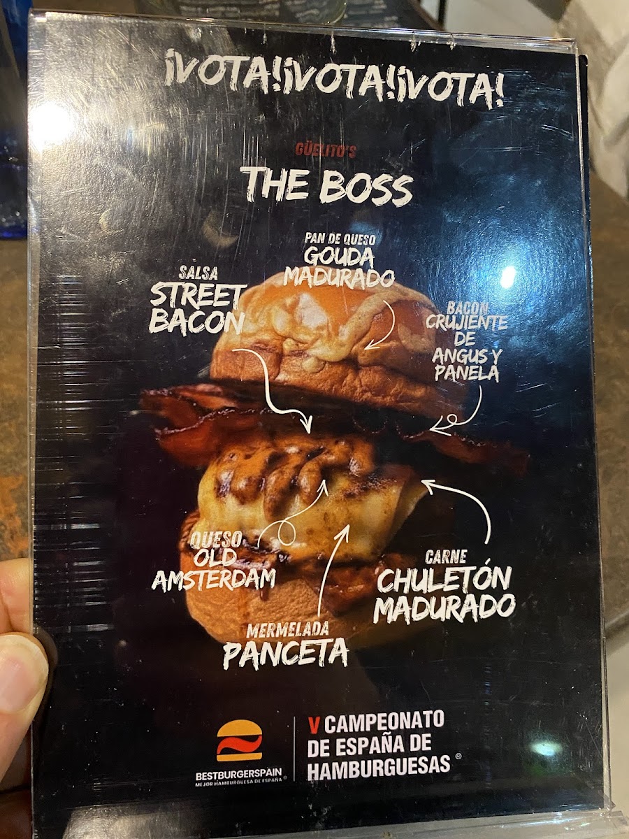 Güelito's Burger Photo Menu 8