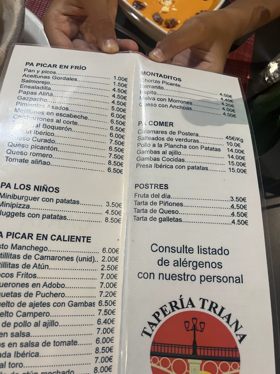 Tapería Triana Photo Menu 3