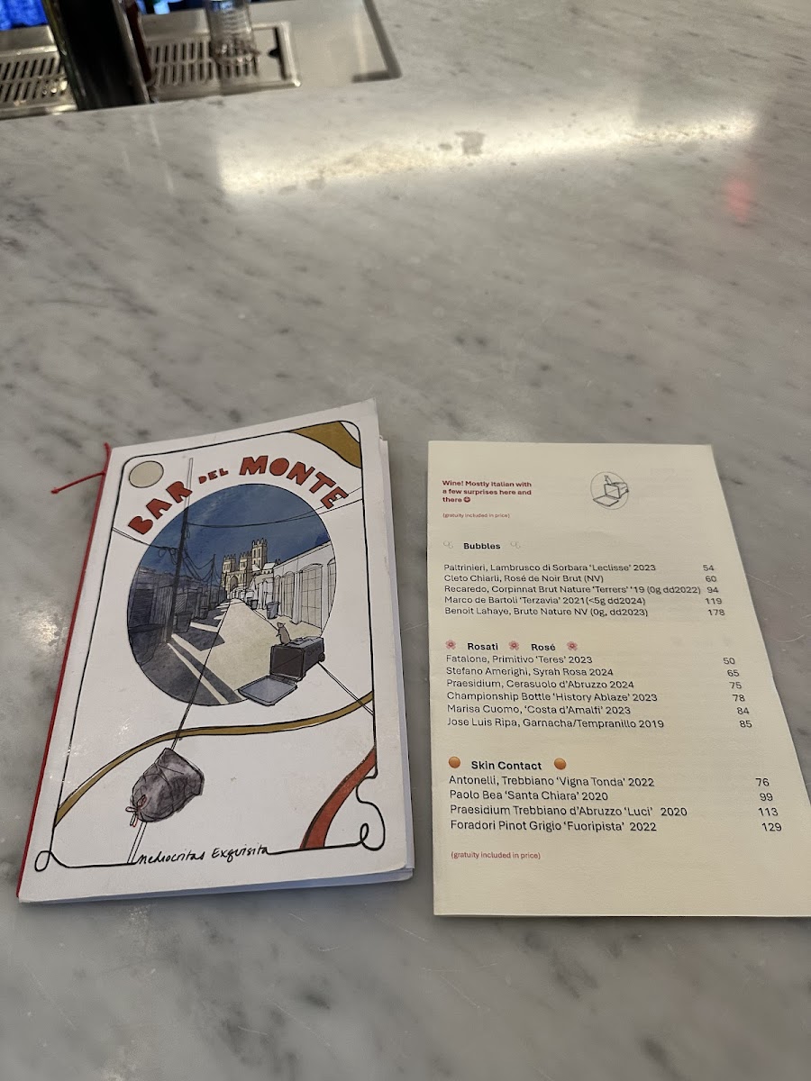 Bar del Monte Photo Menu 5