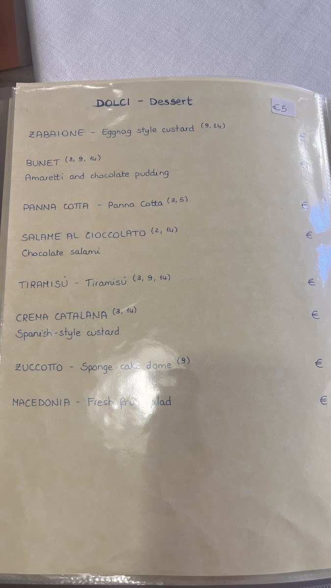 Trattoria Munsù Photo Menu 1