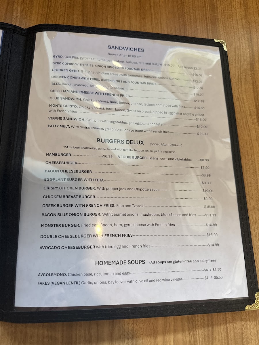Kostas Opa Greek Restaurant Photo Menu 2