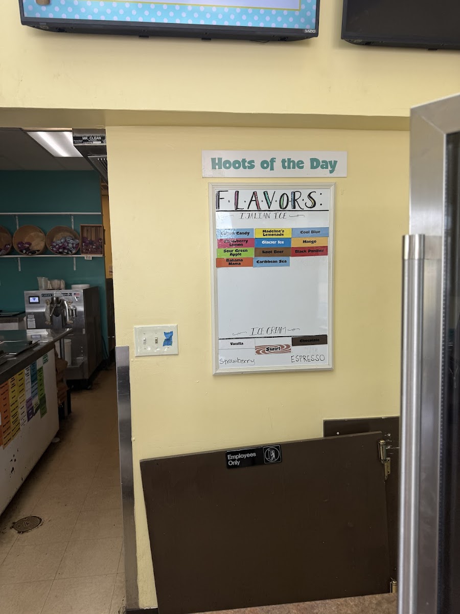 Nancy's Italian Ice Photo Menu 1