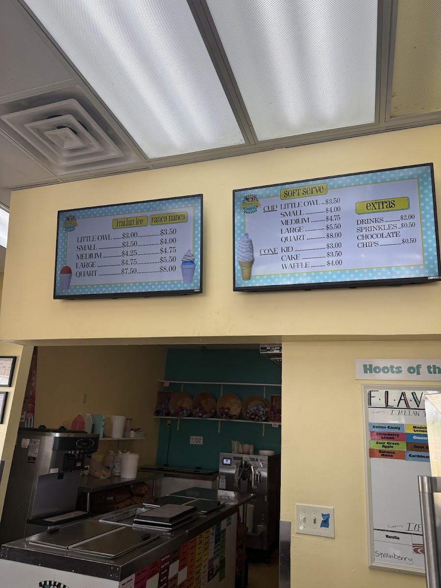 Nancy's Italian Ice Photo Menu 2