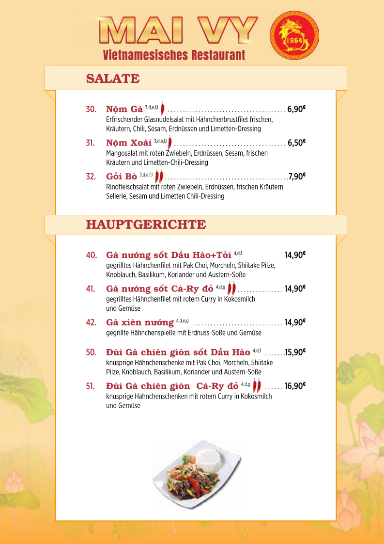 Mai Vy Photo Menu 5