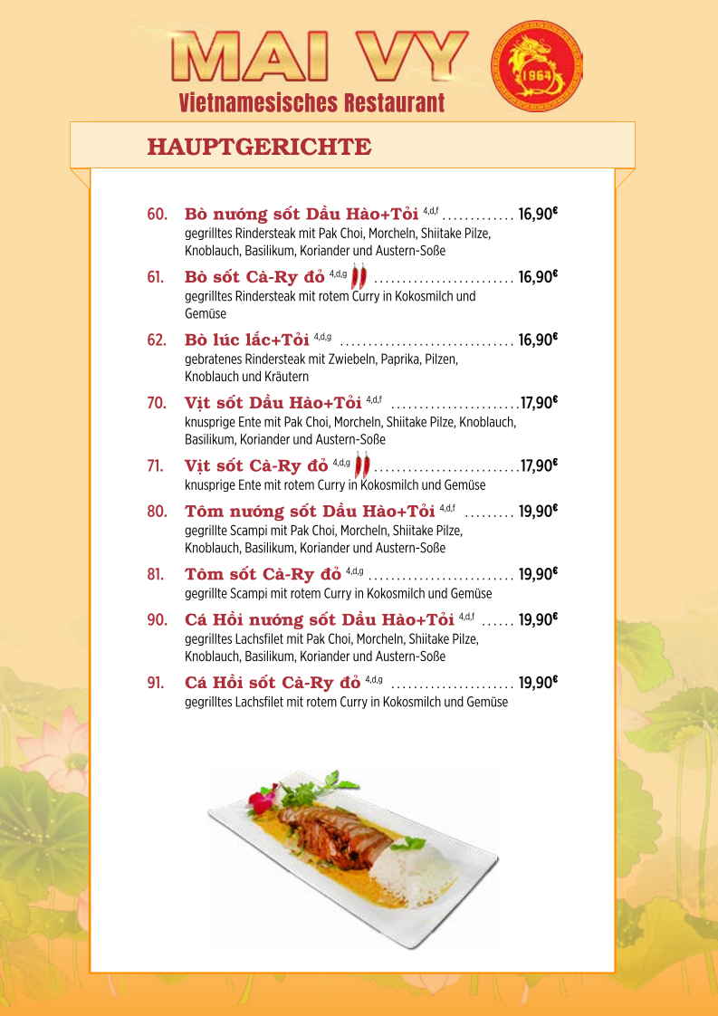 Mai Vy Photo Menu 9