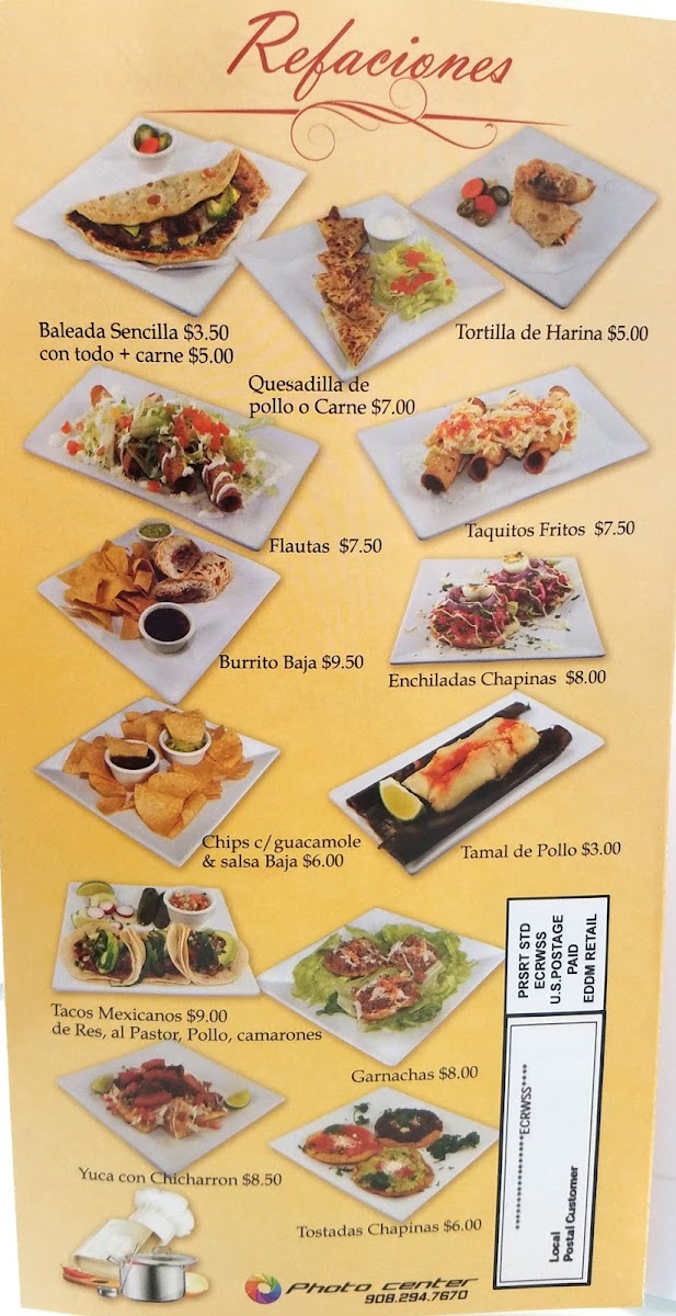 La Fonda De Tia Rosa Photo Menu 1