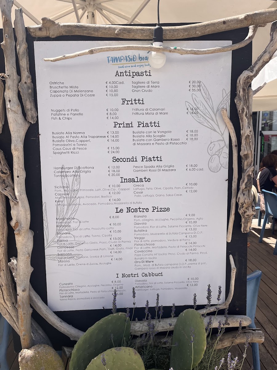 Tampasio Beach Photo Menu 1