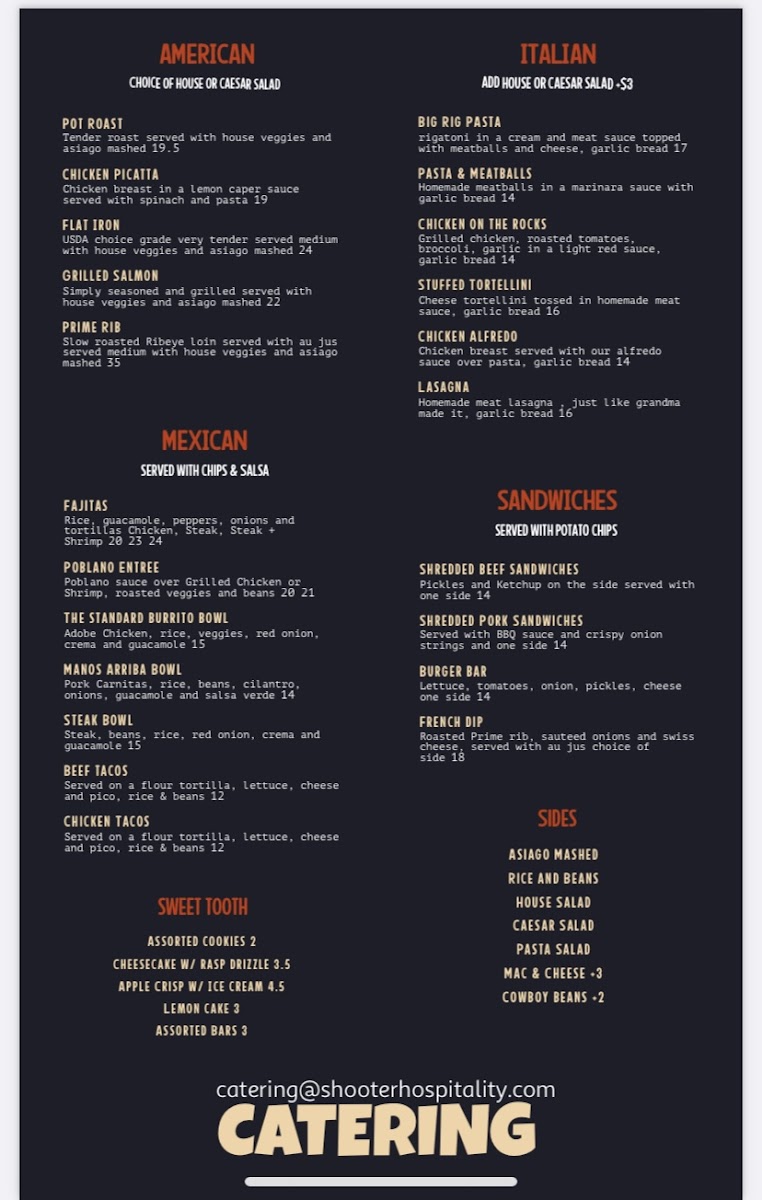 Outlaws | Steakhouse Photo Menu 6