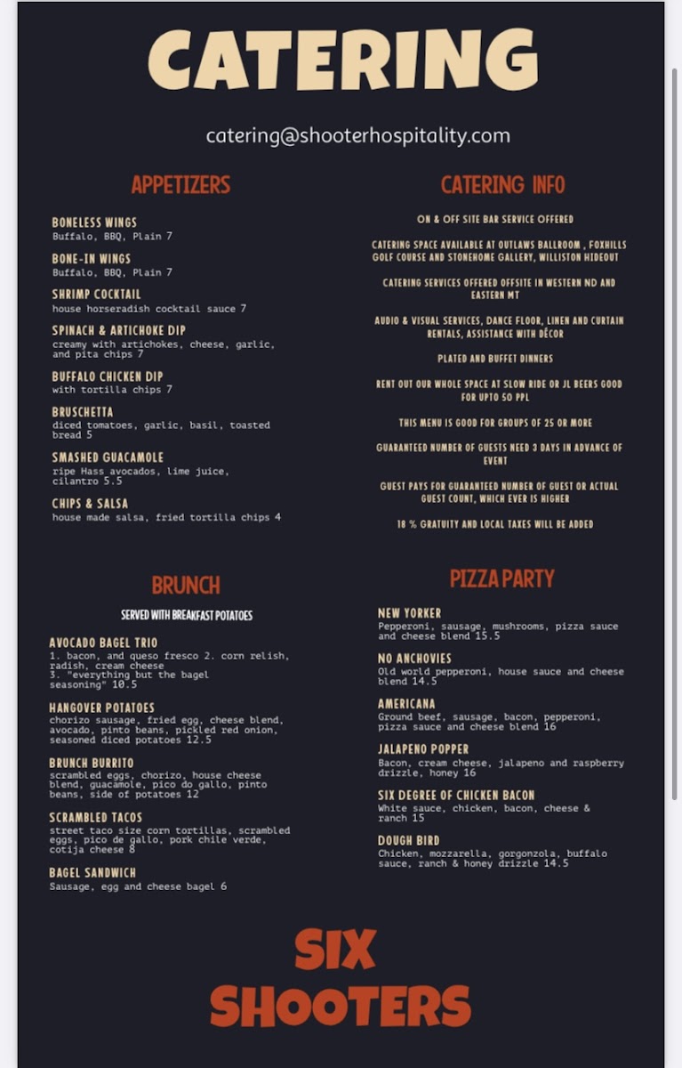 Outlaws | Steakhouse Photo Menu 7