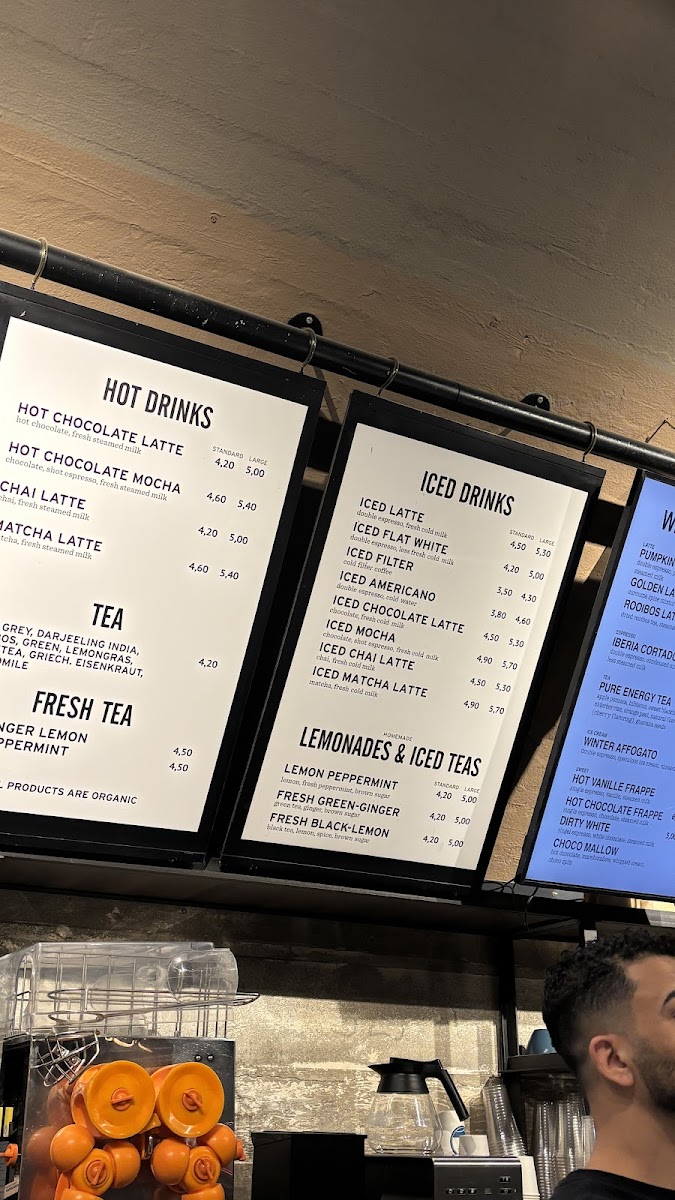 Pure Origins Estate Coffee Photo Menu 2