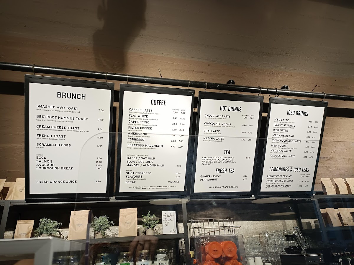 Pure Origins Estate Coffee Photo Menu 5