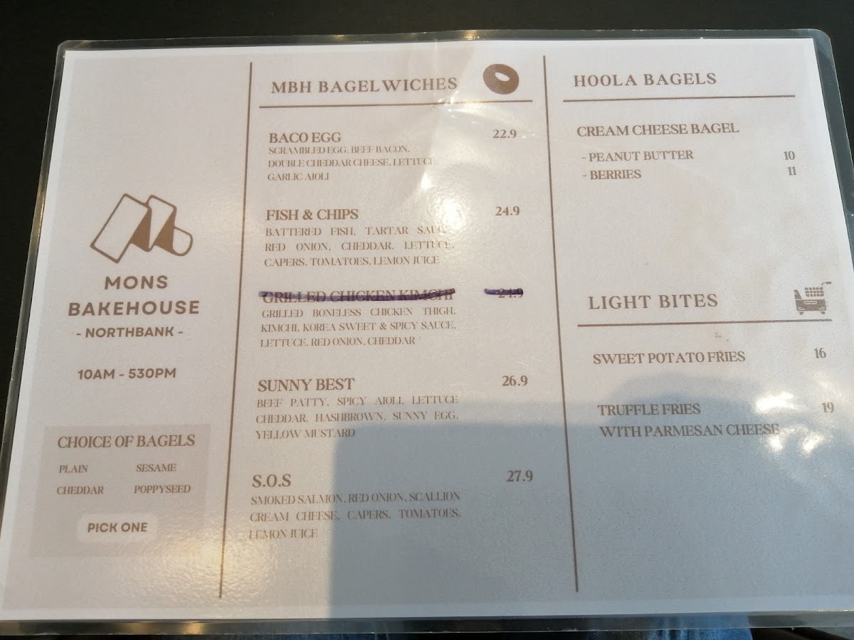 Mons Bakehouse - The Northbank Photo Menu 10