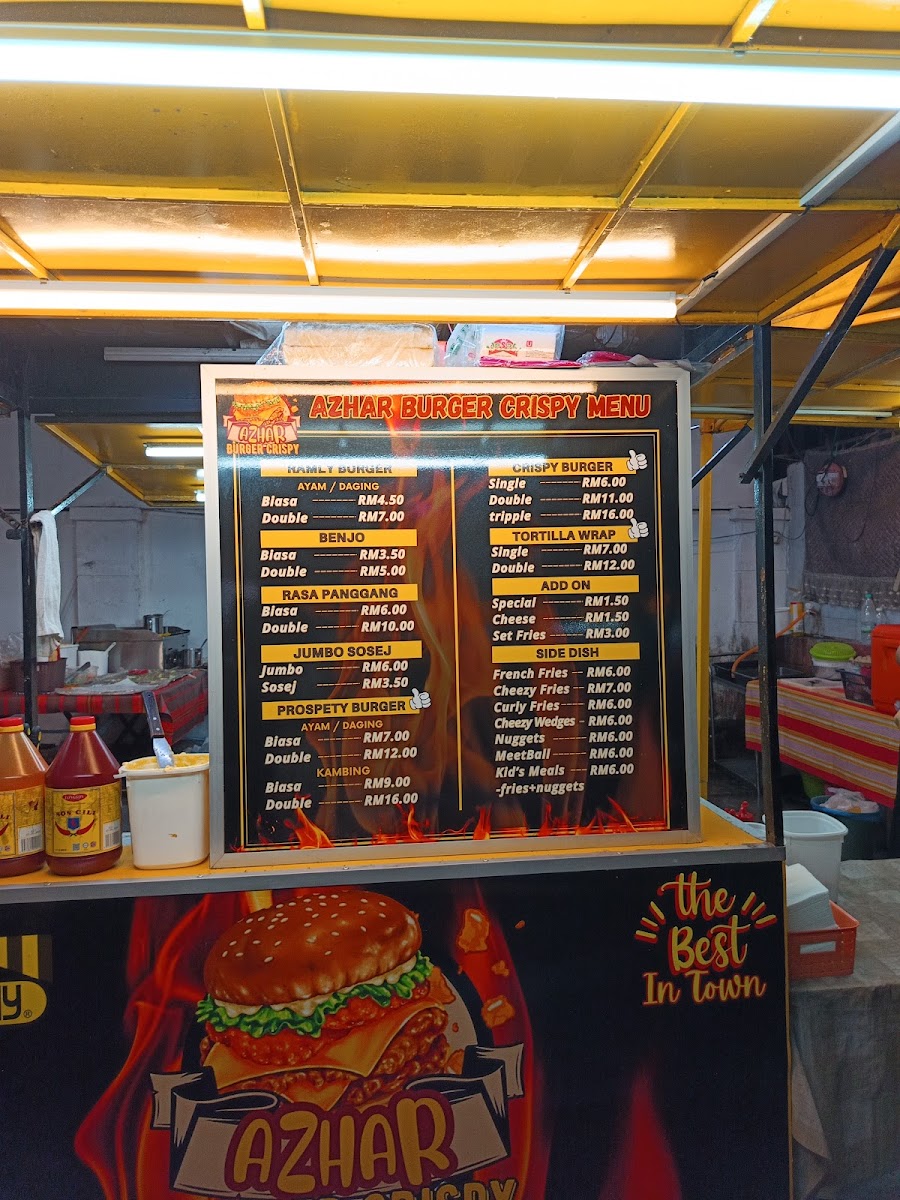Azhar Burger Crispy Photo Menu 1