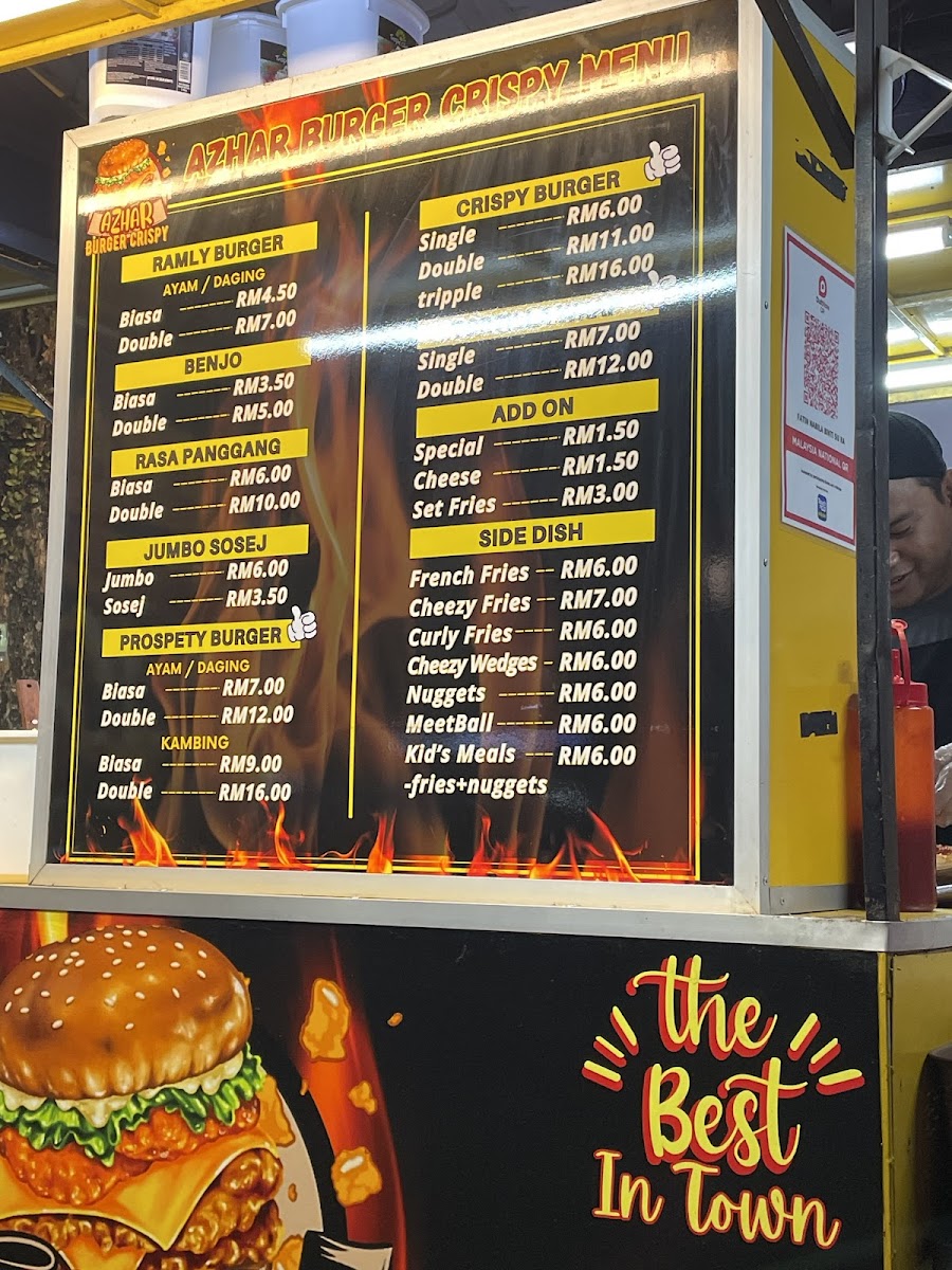 Azhar Burger Crispy Photo Menu 2