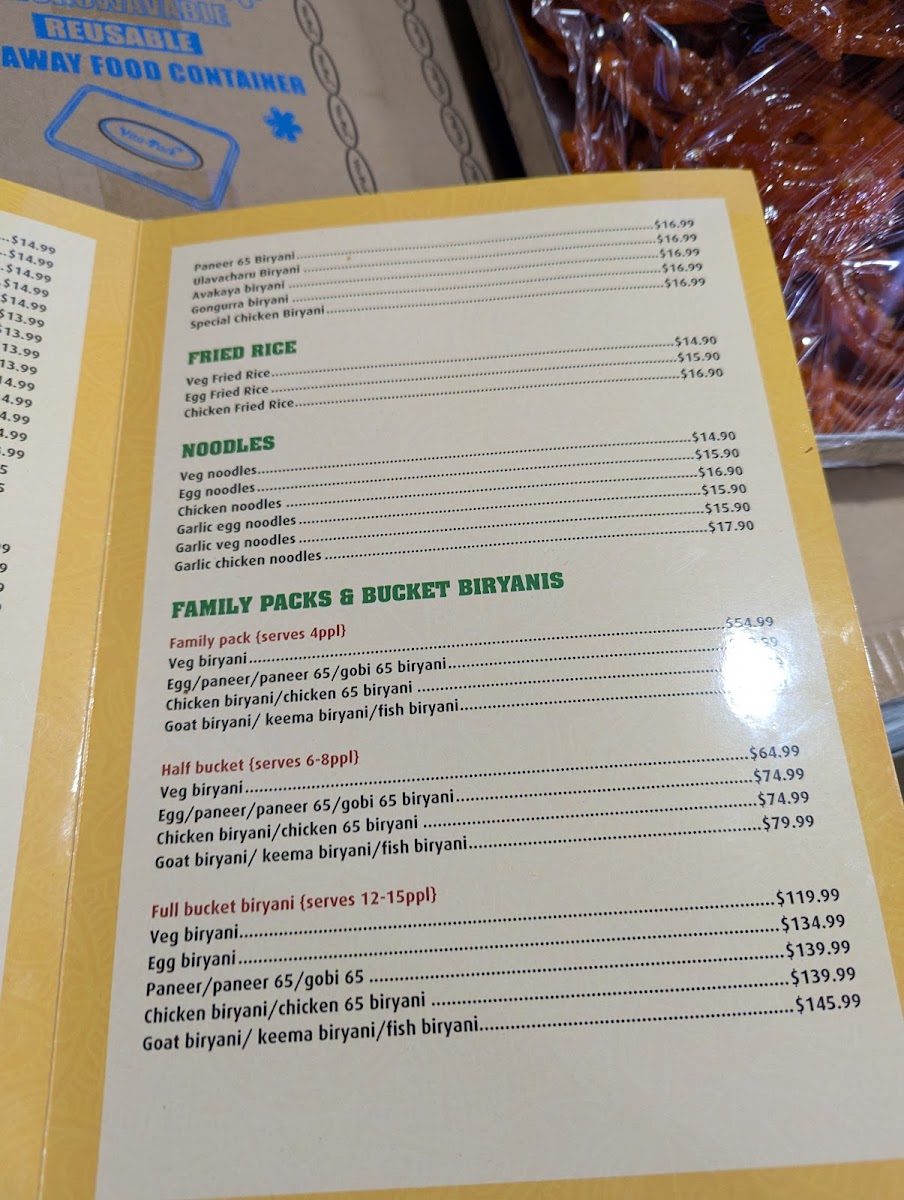 Swagath Biryani House Photo Menu 3