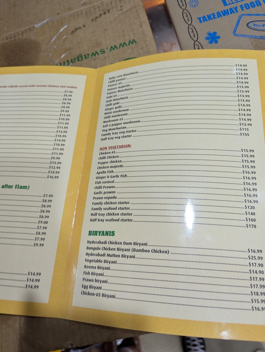 Swagath Biryani House Photo Menu 6