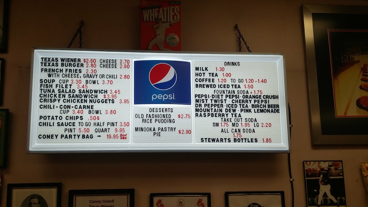 Coney Island Lunch Photo Menu 6