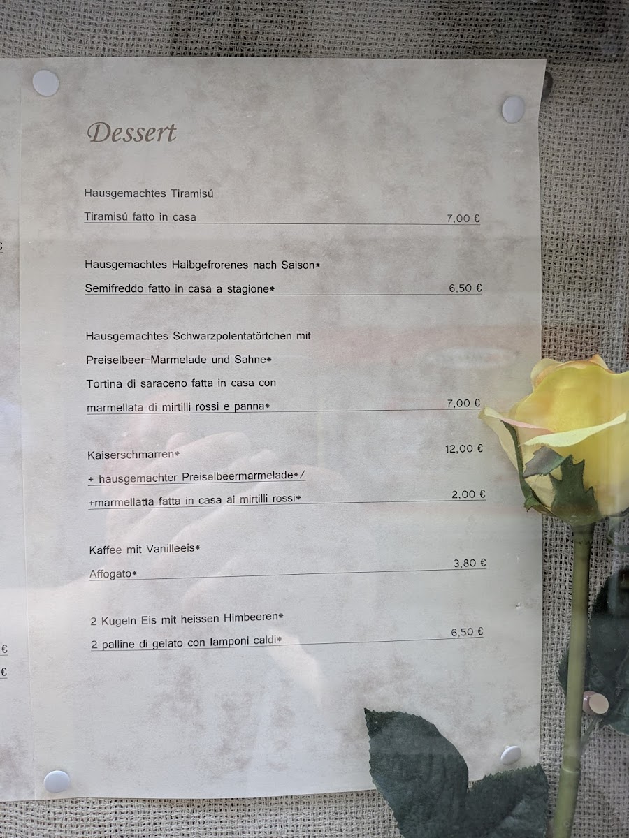 Gasthaus Schwarzer Adler Photo Menu 1
