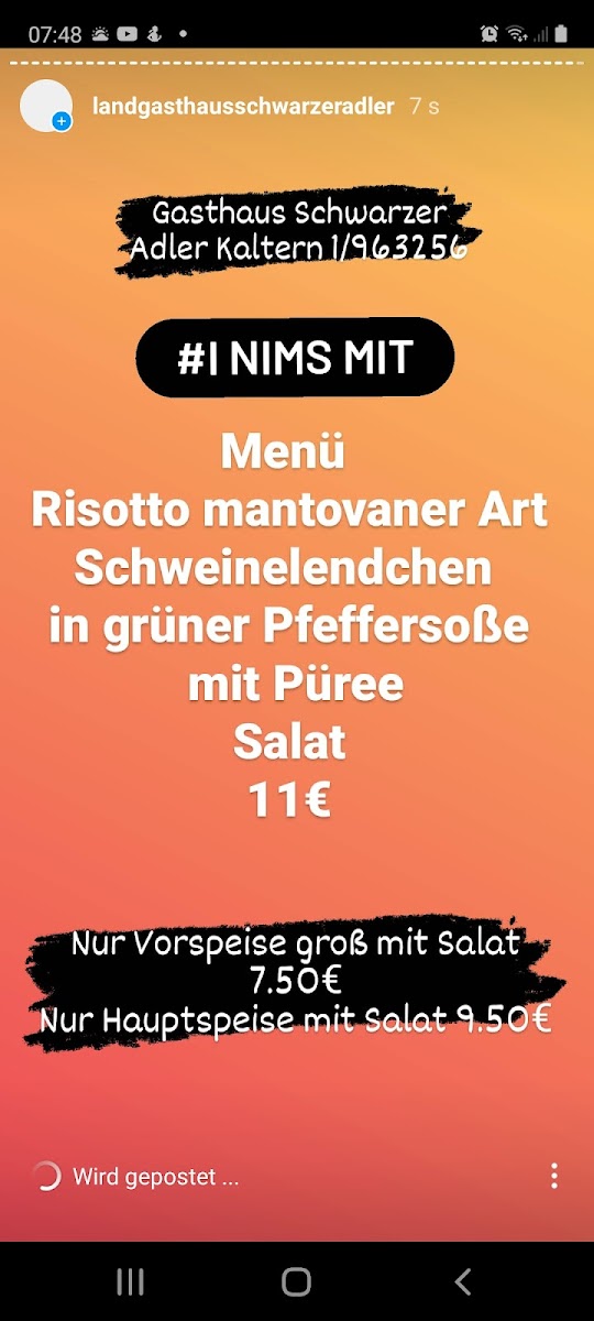 Gasthaus Schwarzer Adler Photo Menu 8