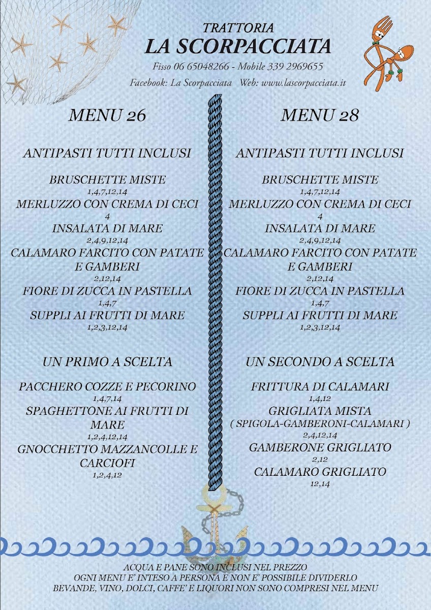 Trattoria La Scorpacciata Photo Menu 1