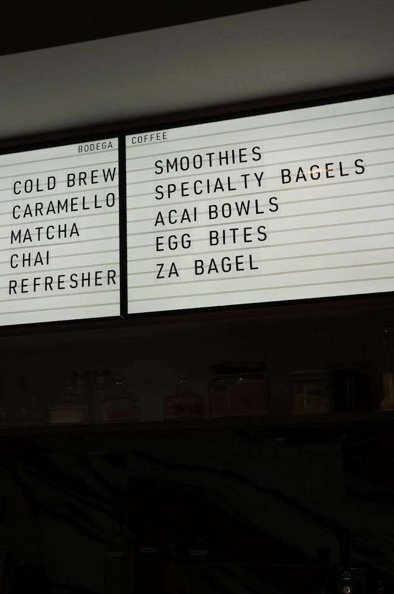 Bodega Coffee Photo Menu 3