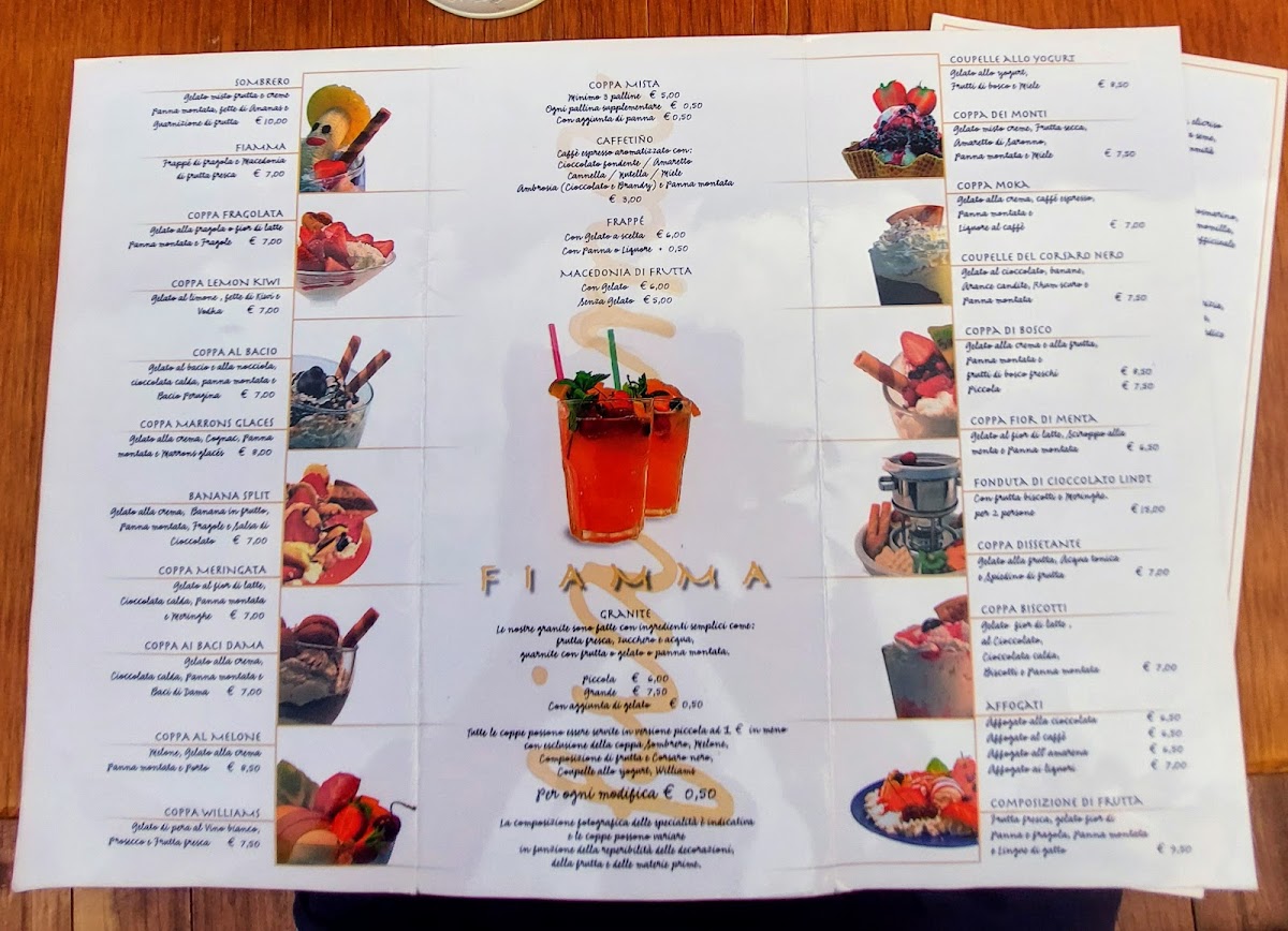 Gelateria Fiamma Photo Menu 2