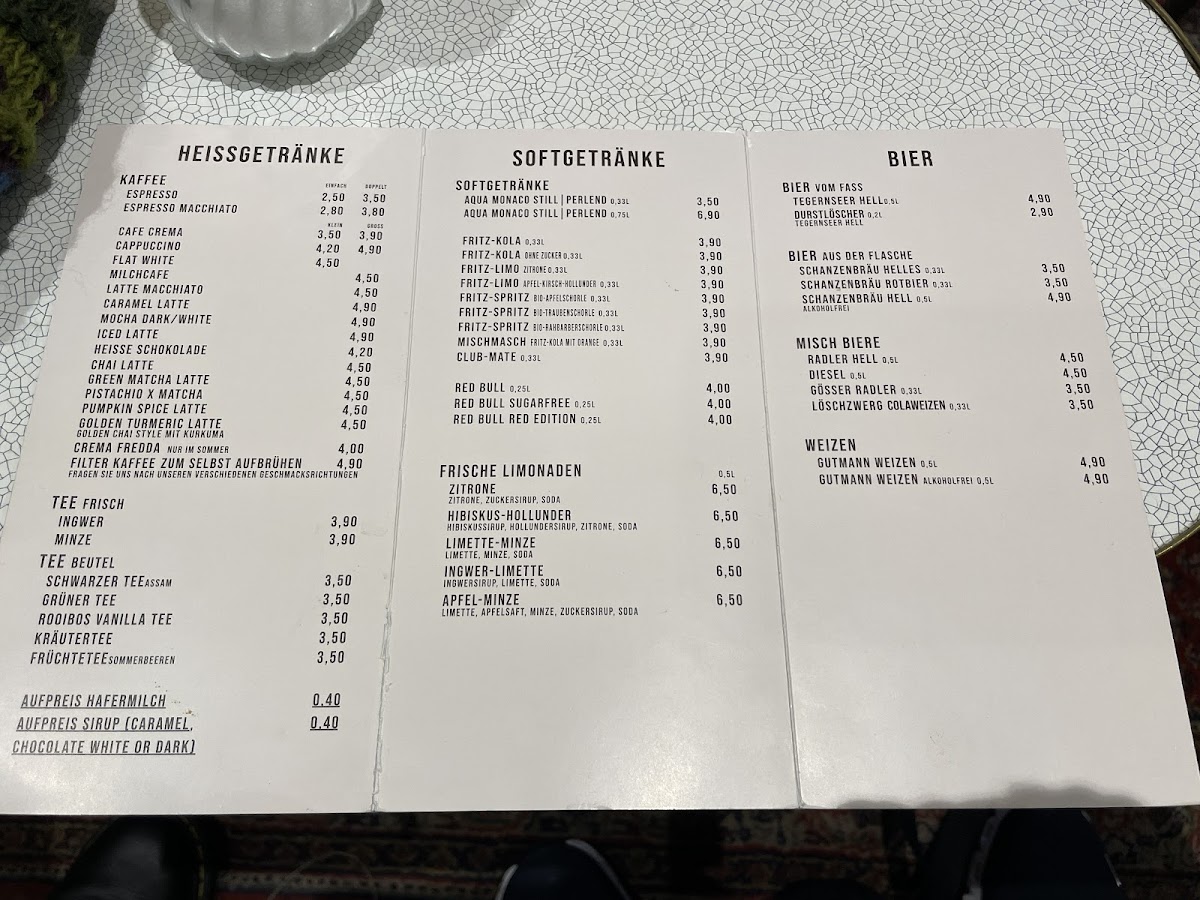 Kaffee Lebemann Photo Menu 1