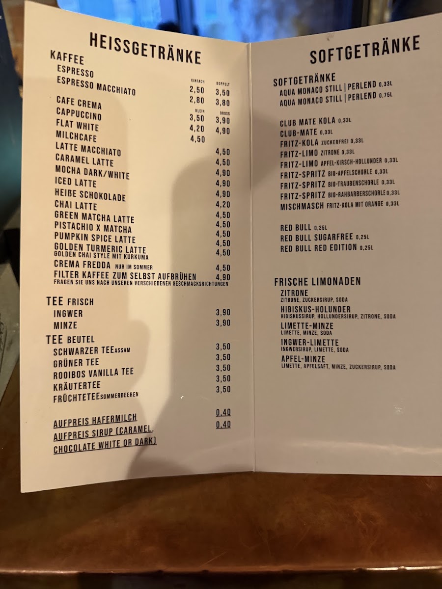 Kaffee Lebemann Photo Menu 2
