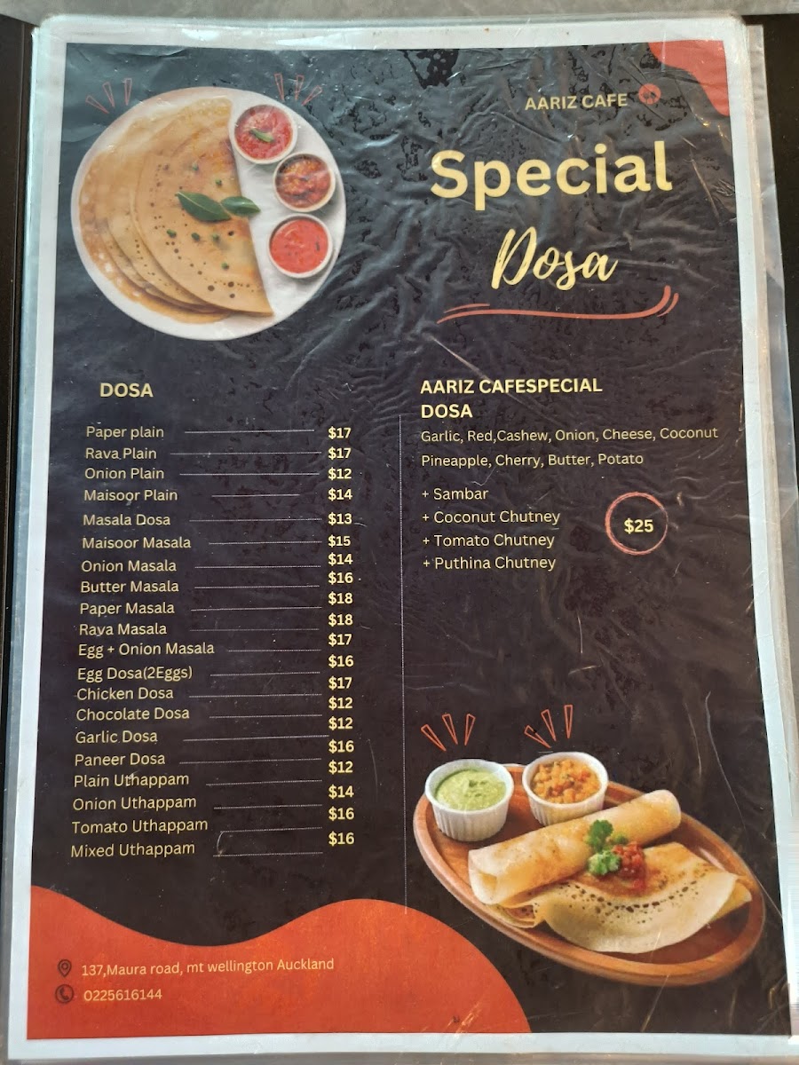 Aariz Cafe Photo Menu 2