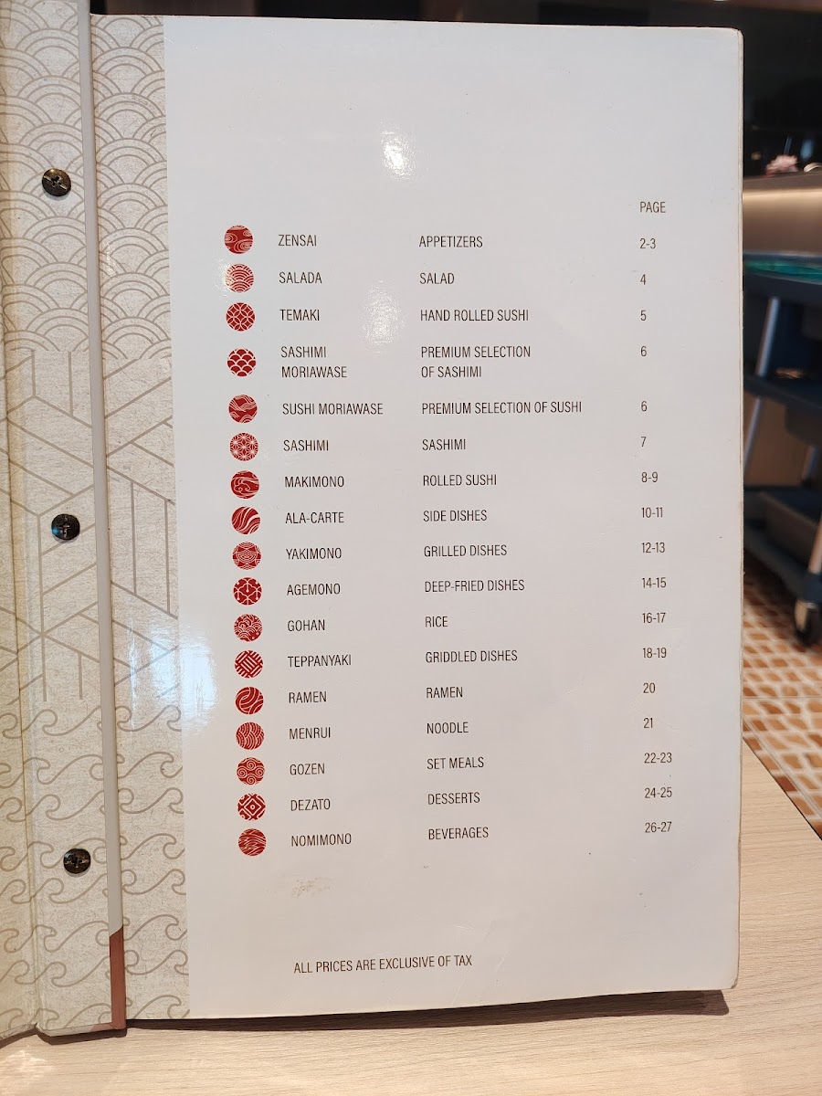 Nippon Sushi Photo Menu 3